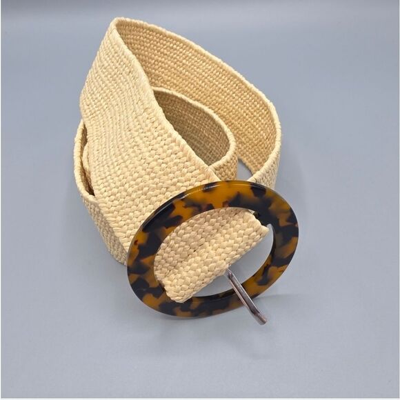 Nordstrom Rack Shiloh Stretch Straw Belt Size XS/S - Picture 4 of 16